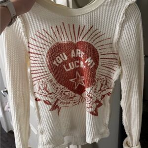 You Are My Lucky Star Waffle Knit